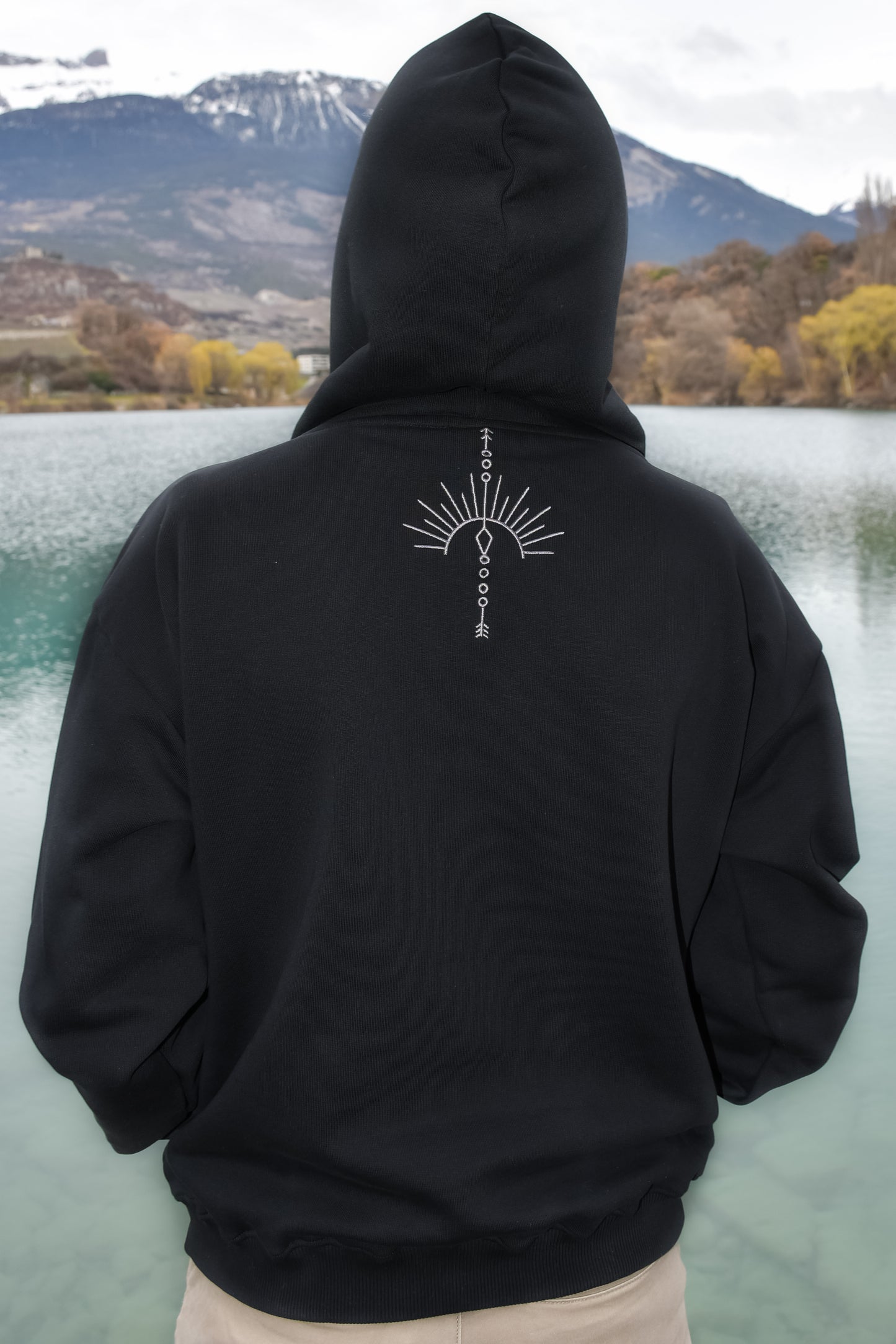 Hoodie Ansuz in 100% organic cotton